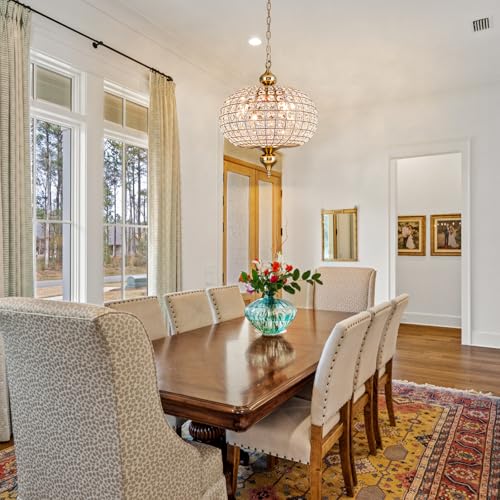 Gold Crystal Chandelier