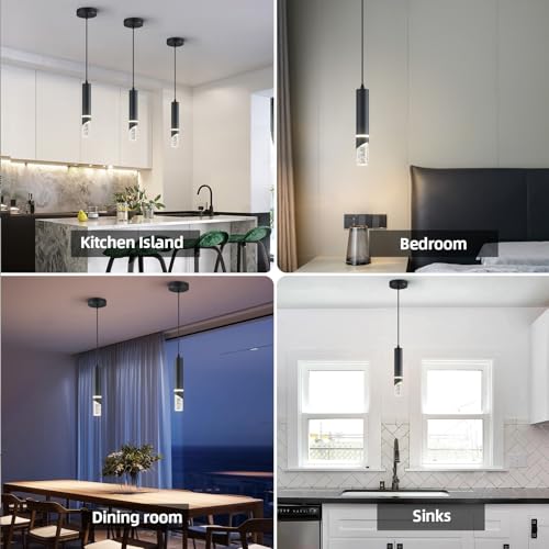 Modern Dimmable Led Pendant Lights Kitchen Island (2 Count)