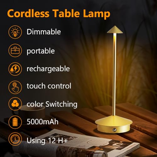 Cordless Table Lamp Set of 2