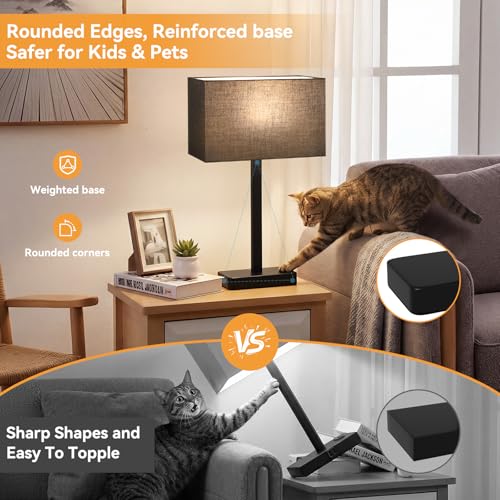 Touch Lamps for Nightstands Set of 2 (2 Count)
