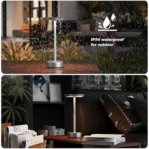 2 Pack Rechargeable Cordless Table Lamp (2 Count)