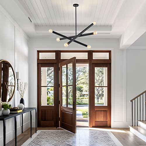 Black Sputnik Chandelier for Dining Room