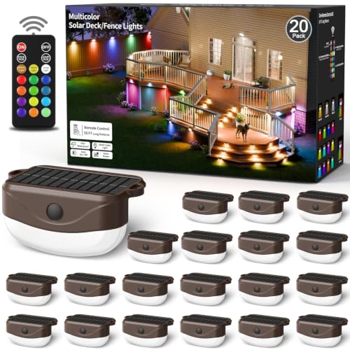 Solar Deck Lights Outdoor 20 Pack