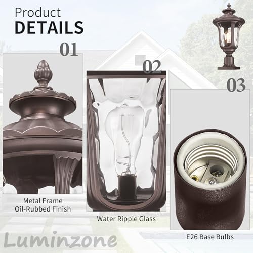 Outdoor Post Lights Fixtures Lamp Post Light
