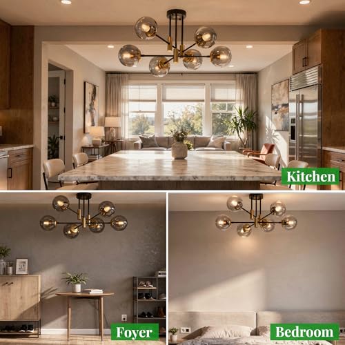 Modern Sputnik Chandelier