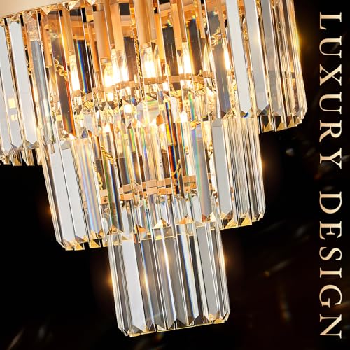 16" Modern Crystal Chandeliers