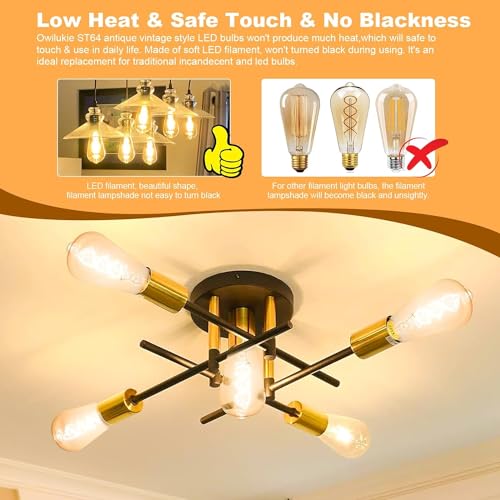 E26 LED Bulb 4W Equivalent 40 watt (2 Count)