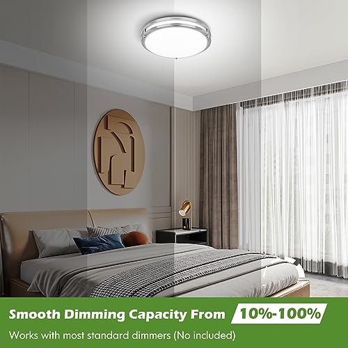 16 Inch 50W LED Ceiling Lights (2 Count)