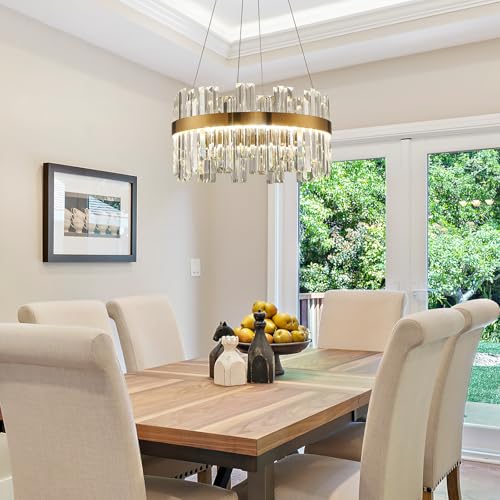 19.7" Modern LED Crystal Chandeliers