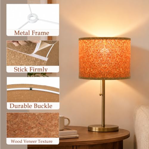 13x10 Inch Drum Lamp Shades set of 2 (2 Count)