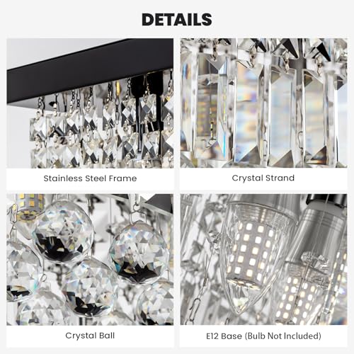Rectangle K9 Crystal Chandelier