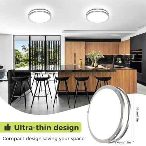 1 Pack Flush Mount Ceiling Light Fixture