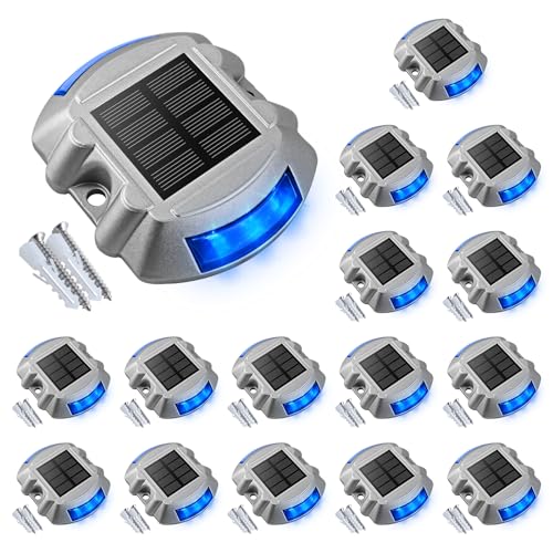 Solar Deck Driveway Dock Lights (16 Count)