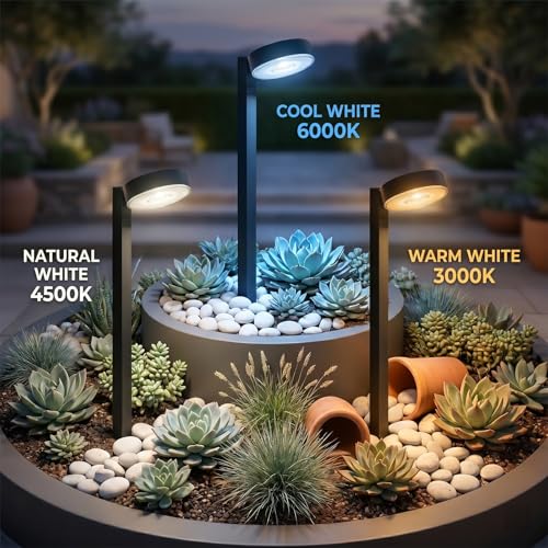 Upgraded 12 Pack Solar Pathway Lights Outdoor