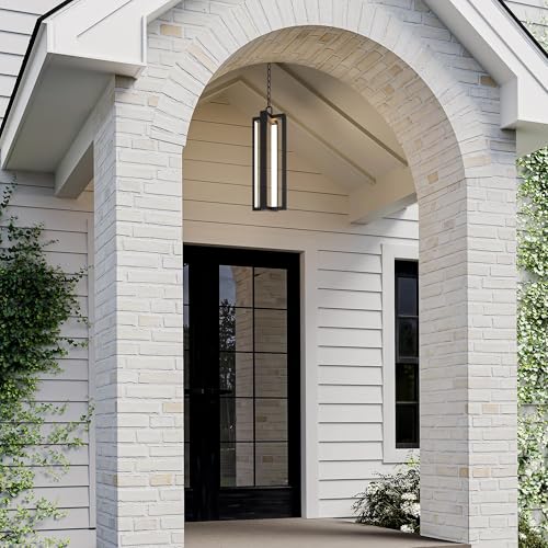 20.2 Inch Aluminum LED Modern Outdoor Pendant Light 2700K 2400LM
