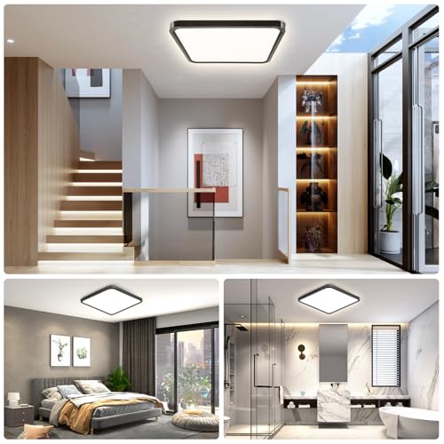 15.7Inch 32W Square LED Ceiling Light Fixtures Flush Mount