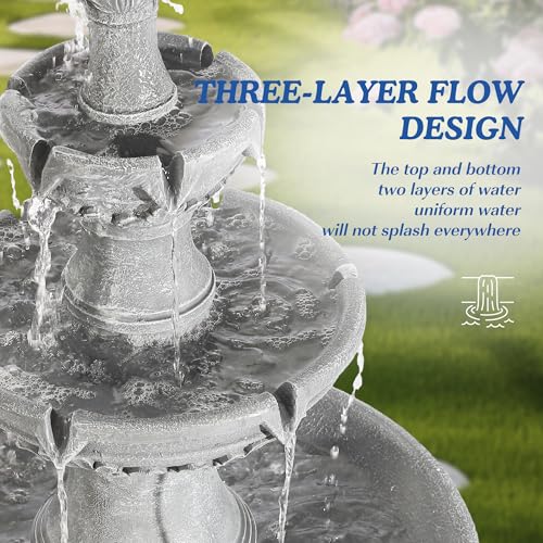 48.4" H Italian Outdoor Water Fountains