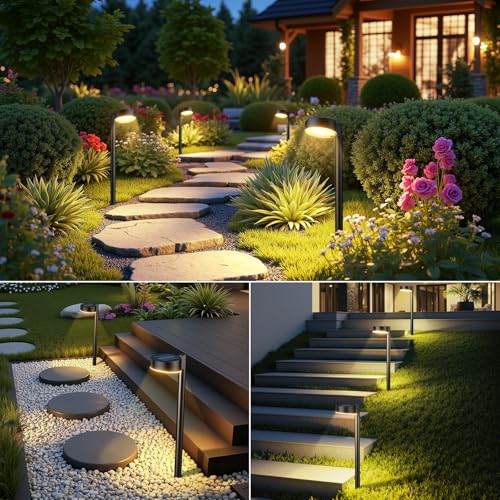 8 Pack Solar Pathway Lights Outdoor (8 Count)