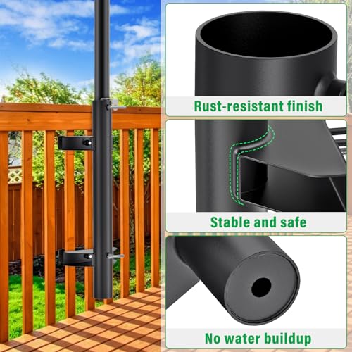 Deck Railing Umbrella Holder for 1