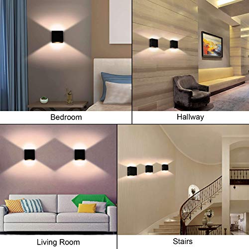 Small LED Wall Sconce Dimmable Up