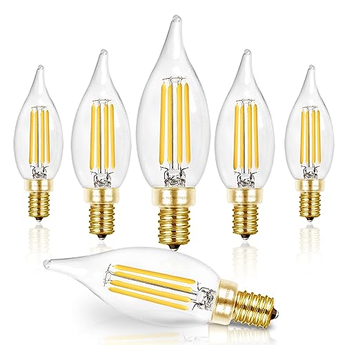 Candelabra Light Bulbs 5000K (6 Count)