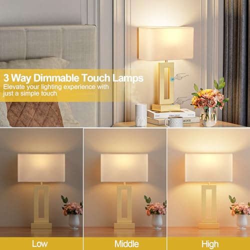 Gold Table Lamps Set of 2 (2 Count)