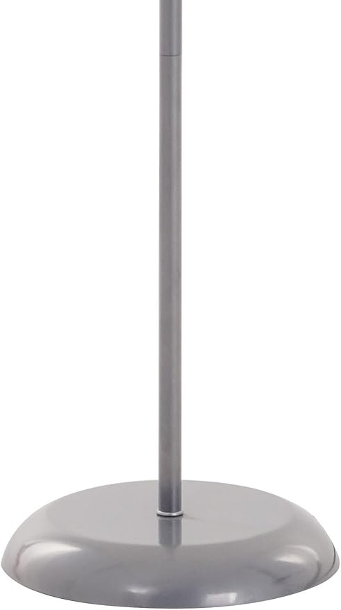 Catalina Lighting 20641-000 Traditional 3-Way Metal Torchiere Floor Lamp, Standing Lamp, Living Room Light, LED Bulb NOT Included, 70.5", Silver
