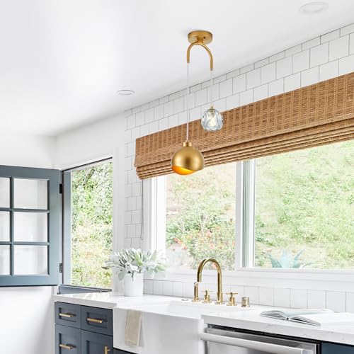2 Light Modern Pendant Light with Crystal Accent