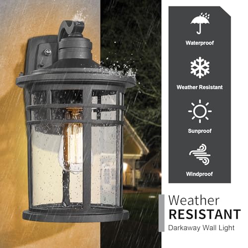 Dusk to Dawn Outdoor Porch Wall Light