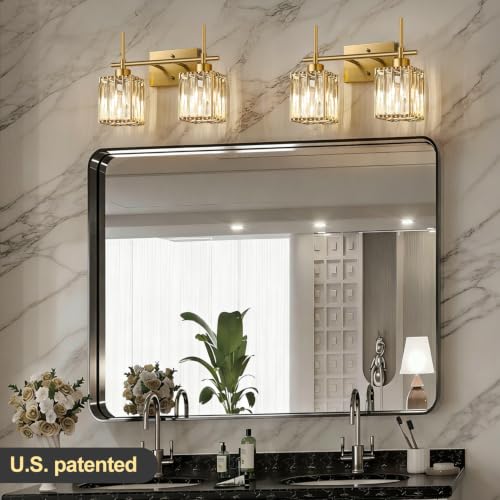 Modern Crystal Bathroom Vanity Light 2