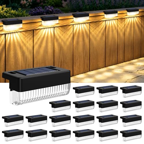 Solar Deck Lights Outdoor (20 Count)
