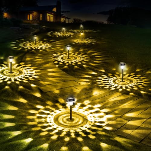 10 Pack Ultra Bright Solar Lights Outdoor Waterproof (10 Count)