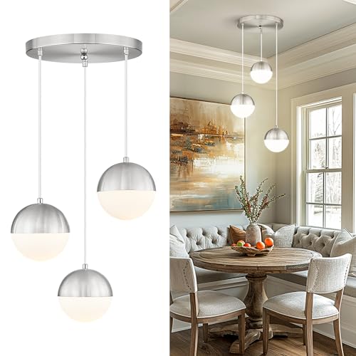 Modern Brushed Nickel 3 (3 Count)