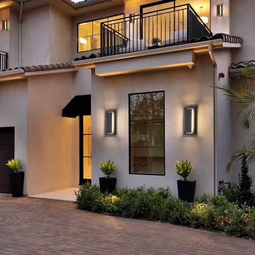 11.8'' 2 Pack LED Outdoor Wall Sconce (2 Count)