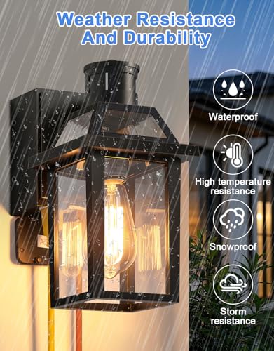 Porch Light with GFCI Outlet and Remote