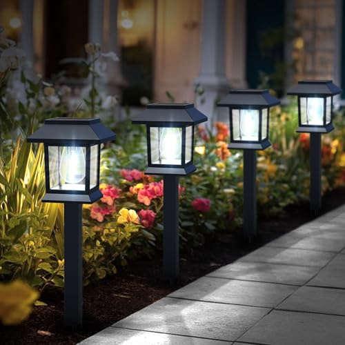 Solar Pathway Lights Outdoor (12 Count)