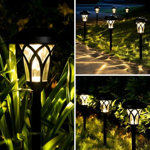 Solar Pathway Lights Outdoor (6 Count)