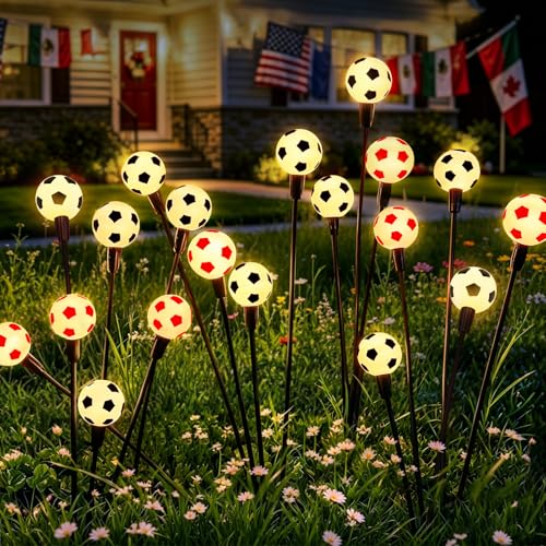 Solar Lights Outdoor Waterproof 8 Pack (6 Count)