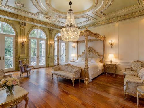 French Empire Crystal Chandelier for Foyer Entryway