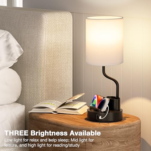 Bedside Lamps for Bedroom Set of 2 (2 Count)