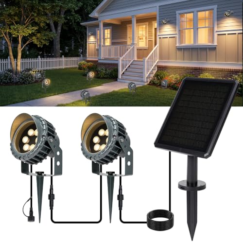 Solar Tree Spot Lights Outdoor 2PK
