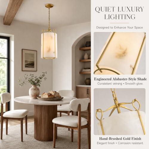Brushed Gold Alabaster