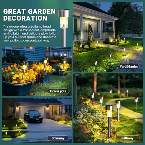 Outdoor Waterproof Solar Garden Lights (12 Count)