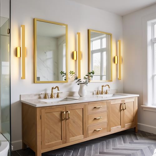 Gold Bathroom Vanity Light