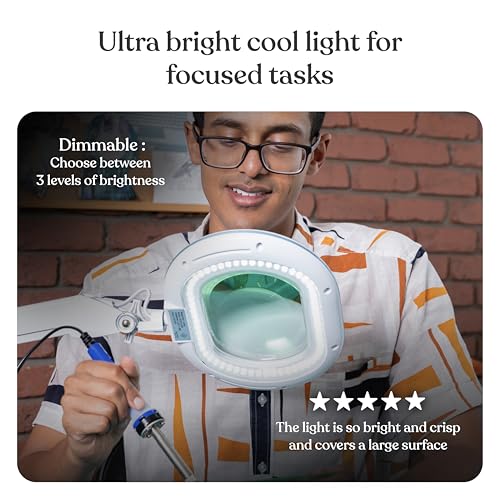 LightView Pro Magnifying Glass with Stand and Light