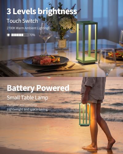 Cordless Waterproof Table Lamps Set of 2 (2 Count)