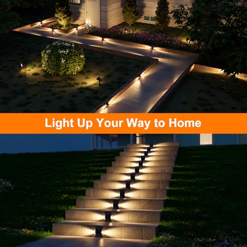 8 Pack Solar Step Lights (8 Count)