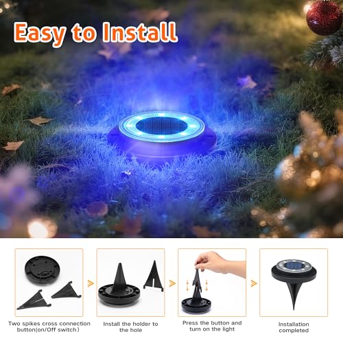 Solar Lights Outdoor Waterproof (12 Count)
