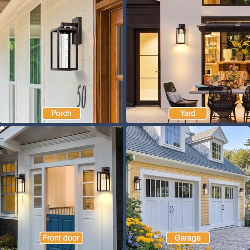 2 Pack Large Outdoor Porch Lights (2 Count)
