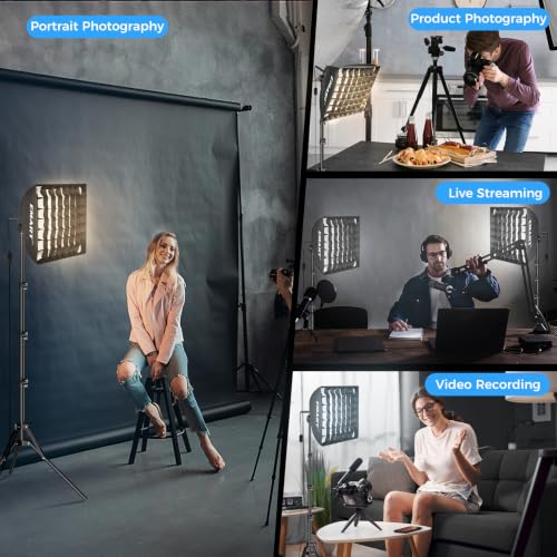 Softbox Lighting Kit with Grid